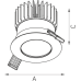 QUO IP65/20 07 WH D45 4000K DALI