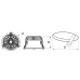 DL POWER LED 60 D80 IP66 4000K