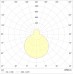 ORBIS S 500 WH LED 3000K